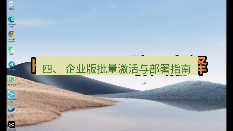 helloworld翻译下载 四、 企业版批量激活与部署指南