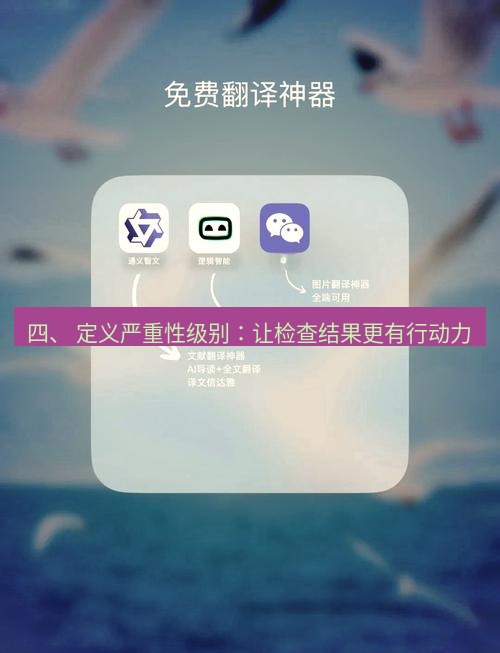 helloworld翻译下载 四、 定义严重性级别：让检查结果更有行动力