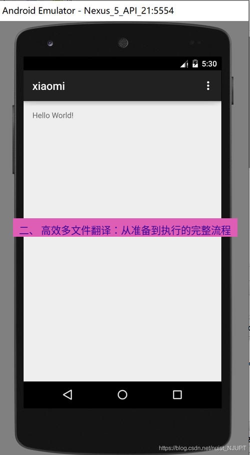 helloworld翻译下载 二、 高效多文件翻译：从准备到执行的完整流程