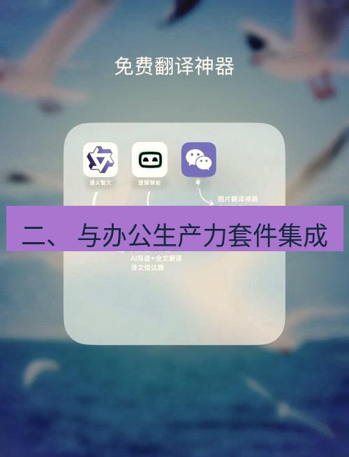 helloworld翻译下载 二、 与办公生产力套件集成