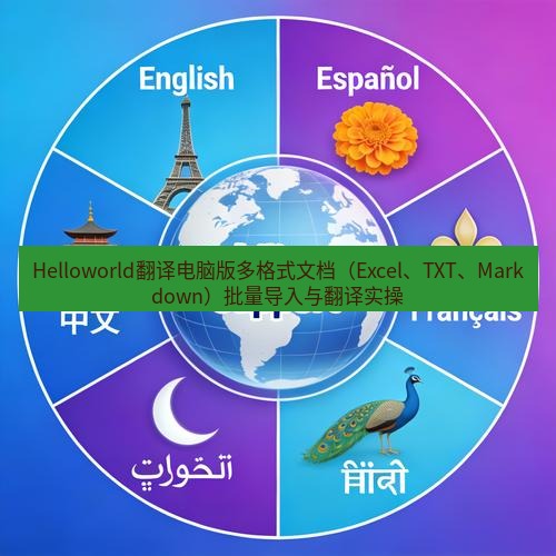 helloworld翻译下载 Helloworld翻译电脑版多格式文档（Excel、TXT、Markdown）批量导入与翻译实操