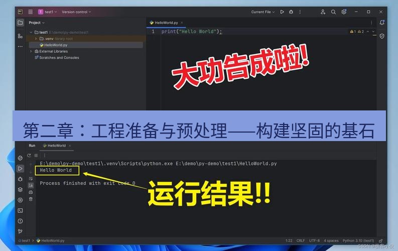 helloworld翻译下载 第二章：工程准备与预处理——构建坚固的基石
