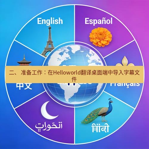 helloworld翻译下载 二、 准备工作：在Helloworld翻译桌面端中导入字幕文件